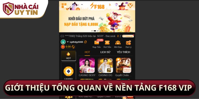 Giới thiệu tổng quan về nền tảng F168 Vip 